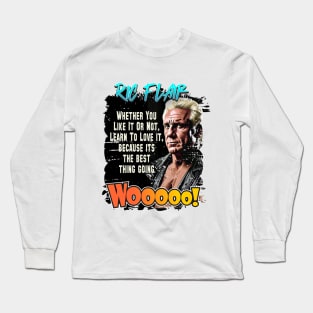 Ric Flair Wrestler "Slogan" Long Sleeve T-Shirt